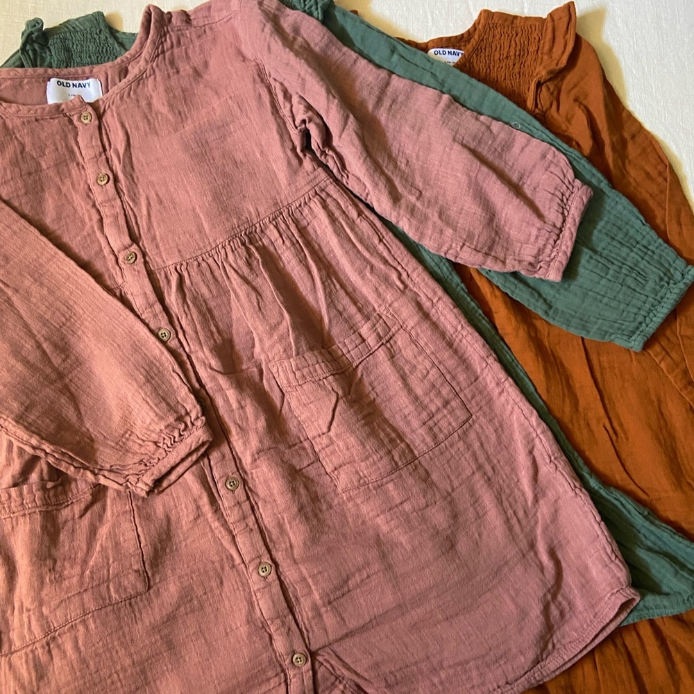 3 Old Navy Girls Fall dresses